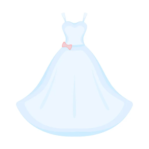 Svatební šaty ikonu vektorové ilustrace pro web a mobilní — Stockový vektor