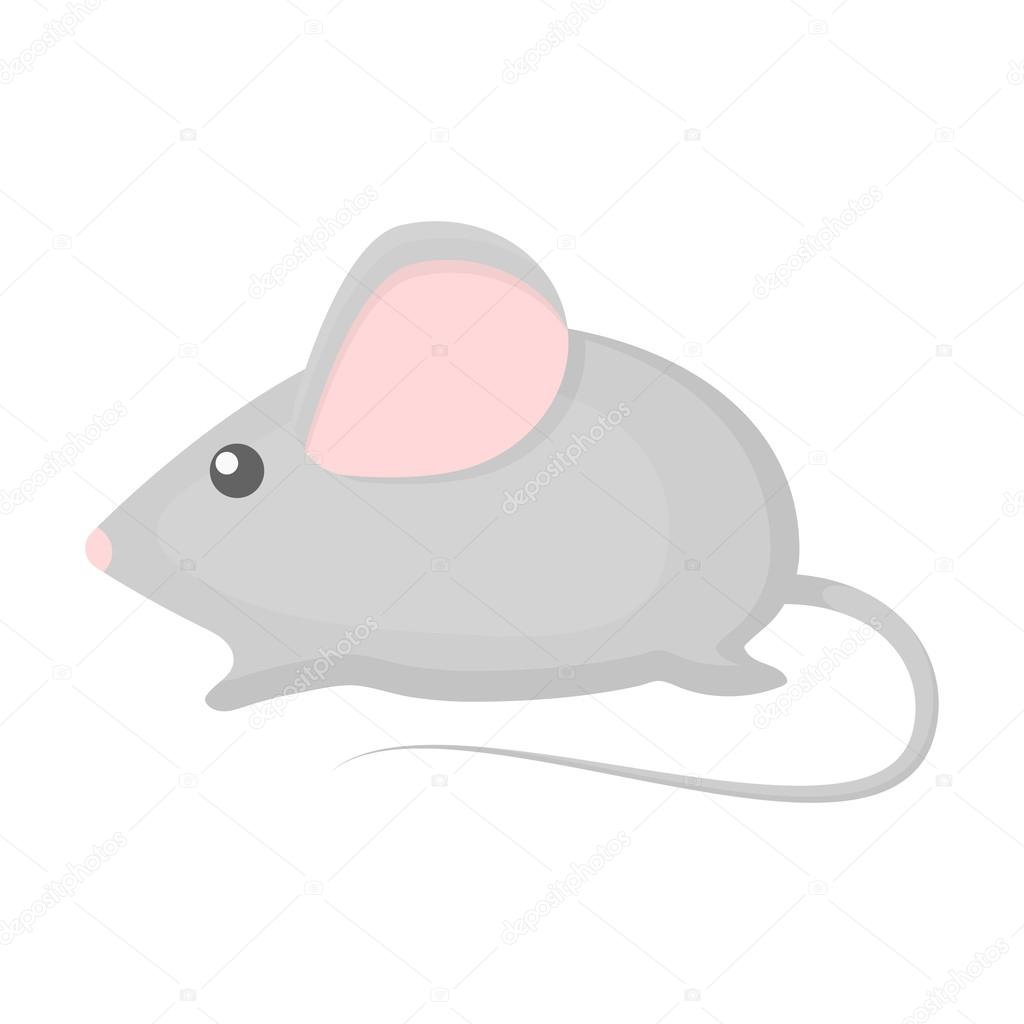 House mouse icon of vector illustration for web and mobile