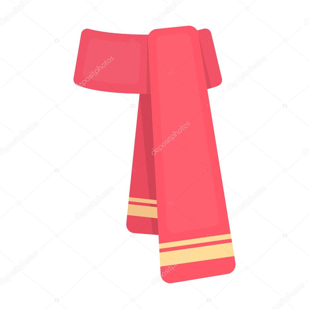 Scarf icon of vector illustration for web and mobile design