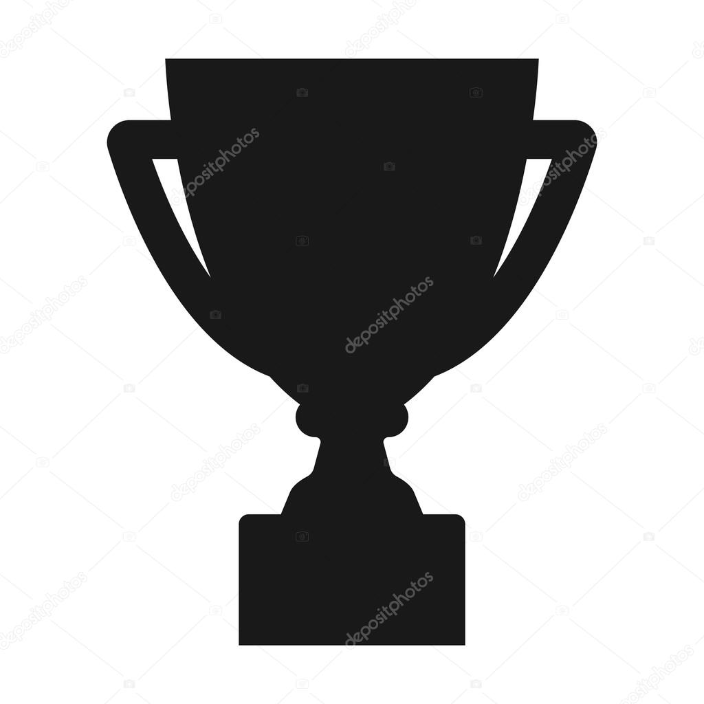 Winner cup icon of vector illustration for web and mobile