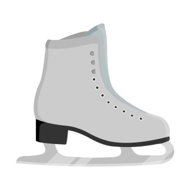 Paten simgesi karikatür. Büyük fitness, sağlıklı, egzersiz seti tek spor simgesi.