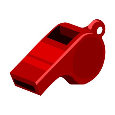 Whistle icon cartoon. Single sport icon from the big fitness, healthy, workout set.