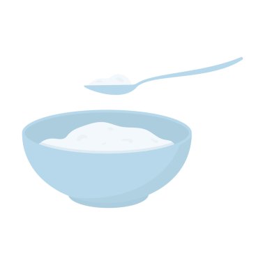 Köy peyniri simgesi karikatür. Büyük süt setinden tek biyo, eko, organik ürün simgesi.