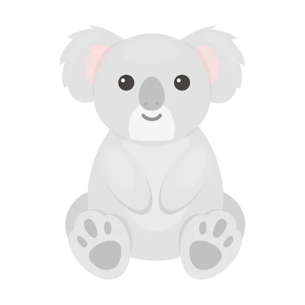 Desenhos animados do ícone de Koala. Ícone de animal Singe do conjunto de animais grandes . — Vetor de Stock