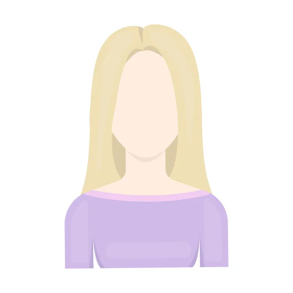 Woman icon cartoon. Single avatar,peaople icon from the big avatar set. — Stock Vector