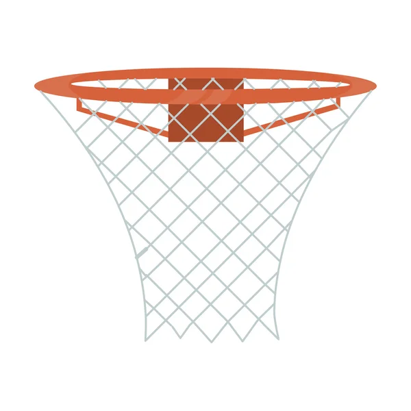 Basketball cerceau icône dessin animé. Icône sport unique de la grande remise en forme, en bonne santé, ensemble d'entraînement . — Image vectorielle