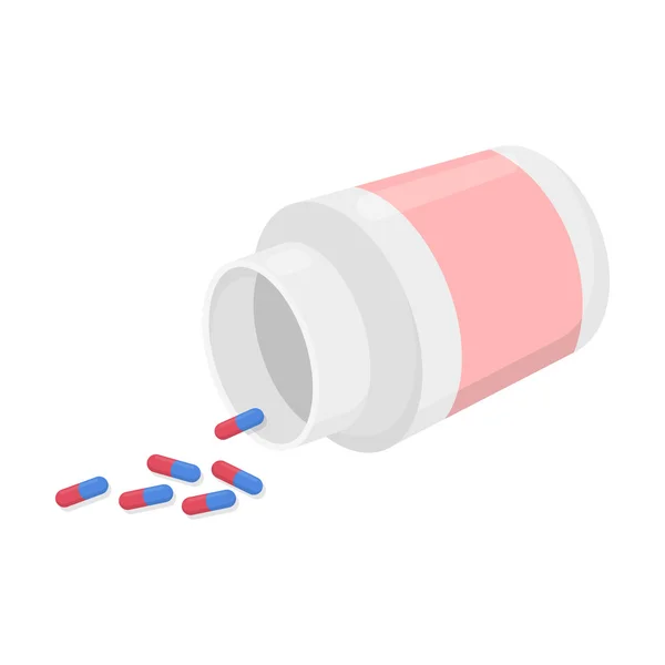Geneesmiddelen pictogram cartoon. Enkel medicijn icoon uit de grote medische, Healthcare set. — Stockvector