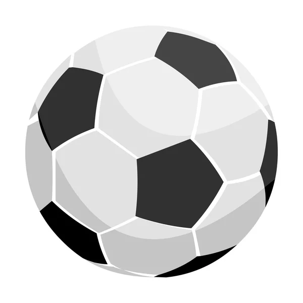 Icono de fútbol de dibujos animados. Icono de deporte único de la gran condición física, saludable, conjunto de ejercicios . — Vector de stock