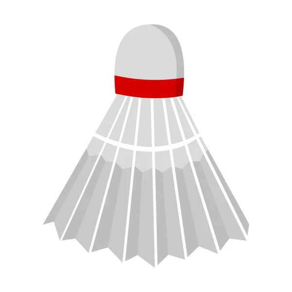 Badminton pictogram cartoon. Enkele sport icoon uit de grote fitness, gezond, training set. — Stockvector