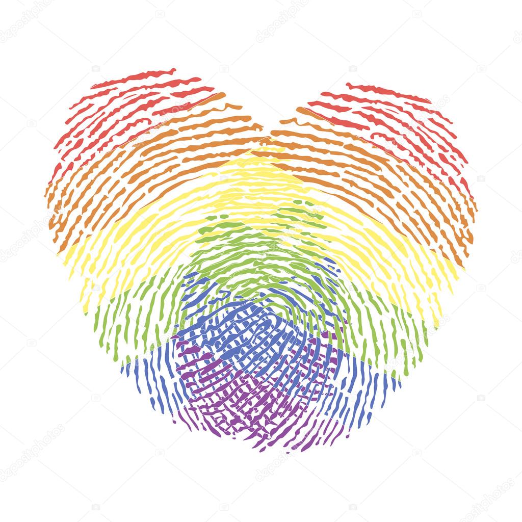 Imprint icon cartoon. Single gay icon from the big minority, homosexual set.