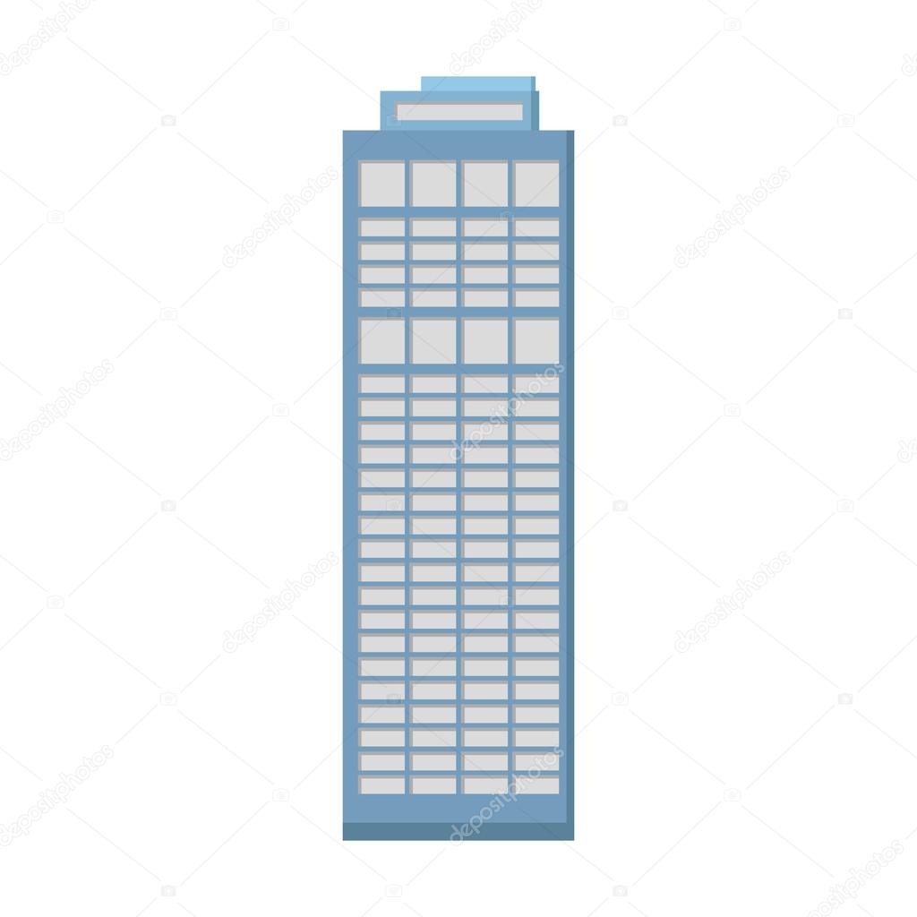 Skyscraper icon cartoon. Single building icon from the big city  infrastructure set. Stock Vector Image by ©PandaVector #114656938