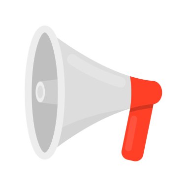 Megafon simgesi karikatür. Büyük yangın Departmanı seti tek siluet yangın ekipmanları simgesi - stok vekto - stok vekto - stok vekto - stok vektör