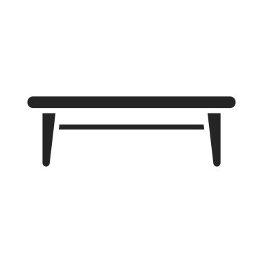 Tablo simgesi siyah basit stil. Büyük bir interiour koleksiyonunun bir simgesi.