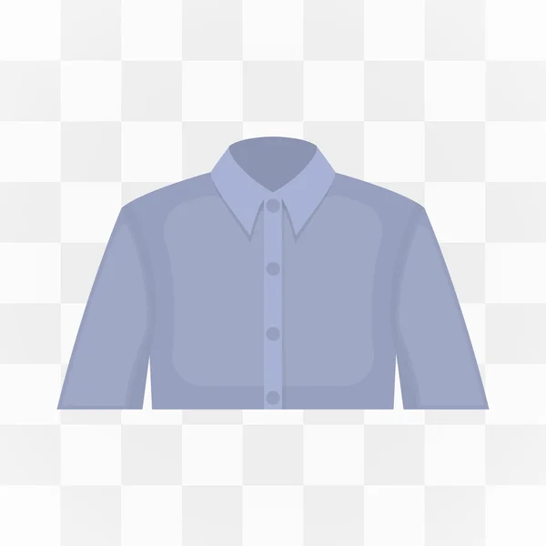 Camicia a maniche lunghe icona stile cartone animato. Un'icona di una grande collezione sartoriale . — Vettoriale Stock