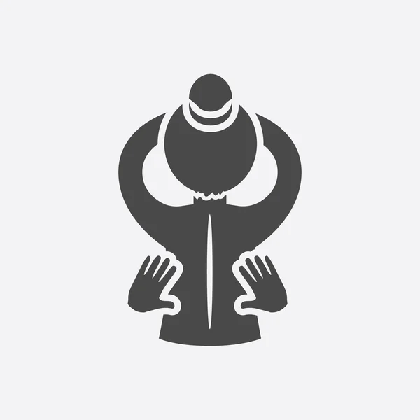 Massage-Symbol der Vektorillustration für Web und Mobile — Stockvektor