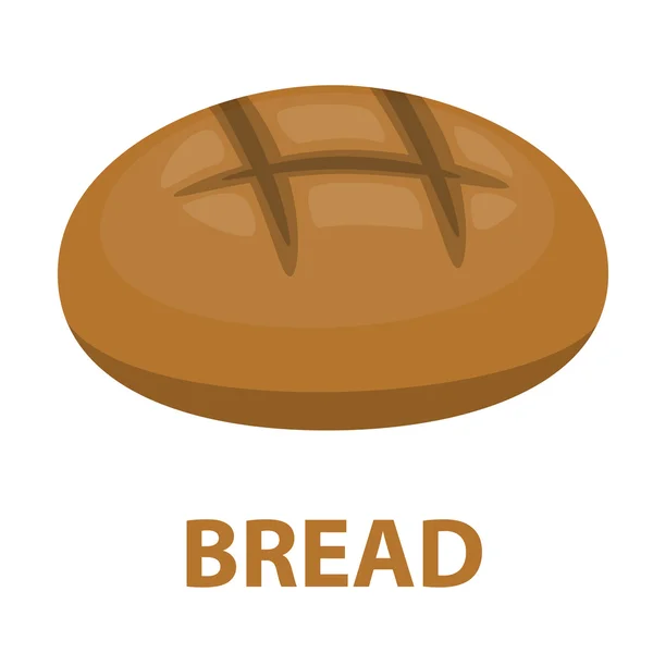 Bread icon of vector illustration for web and mobile — Stock Vector
