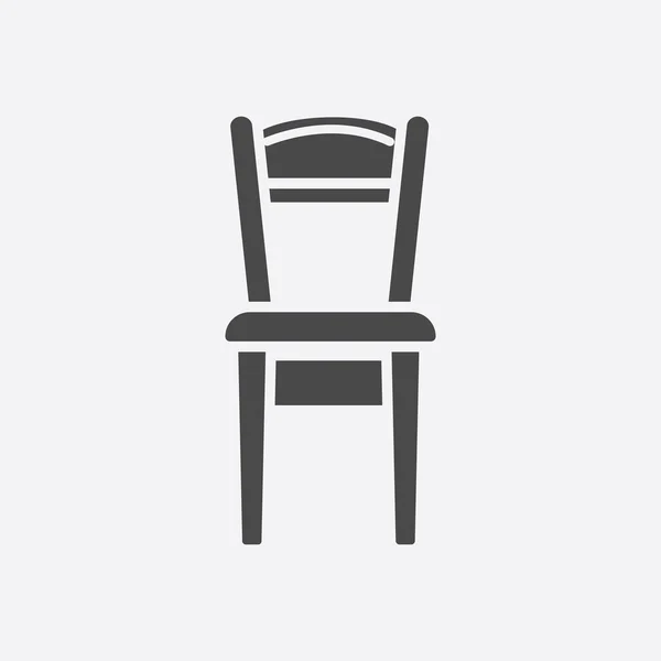 Icône de chaise d'illustration vectorielle pour web et mobile — Image vectorielle