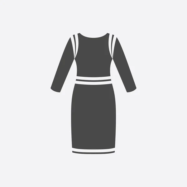 Icono de vestido largo de ilustración vectorial para web y móvil — Vector de stock