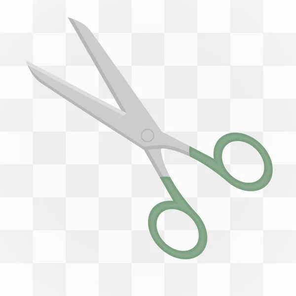 Scissors icon cartoon style. One icon of a large tailoring collection. — Stock Vector