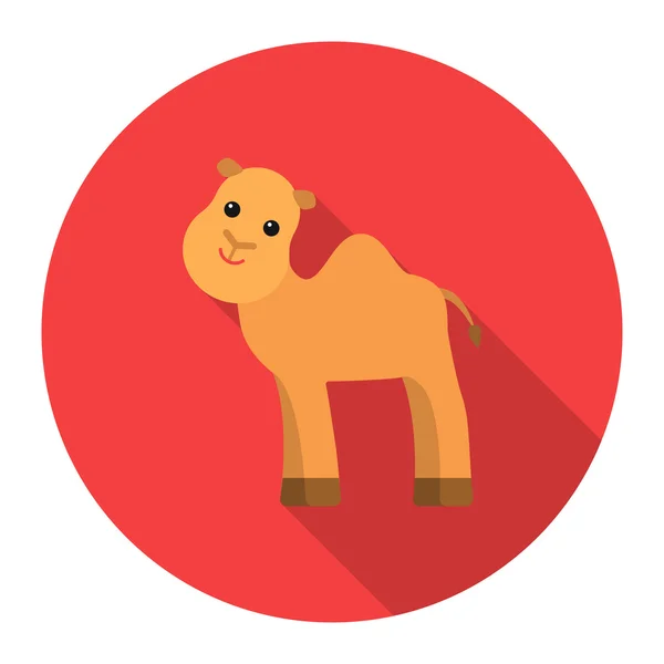 Kamel tecknad ikon. Illustration för webb och mobil design. — Stock vektor