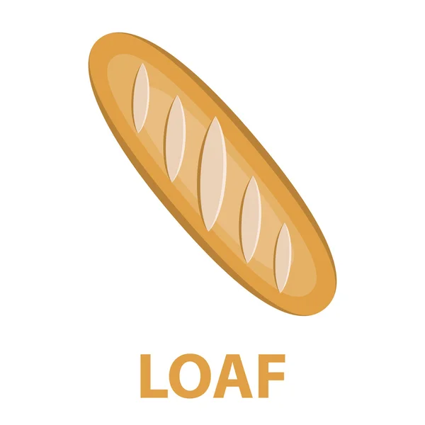 Loaf icon of vector illustration for web and mobile — Stock Vector