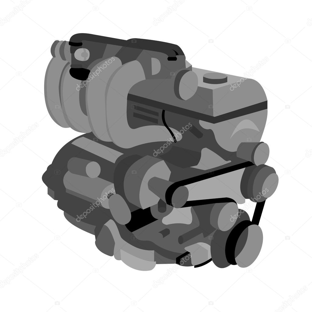 Car Engine Icon Cartoon Single Car Repair Part Icon Vector Image By C Pandavector Vector Stock Car Engine Icon Cartoon Single Car Repair Part Icon Vector Image By C Pandavector Vector Stock