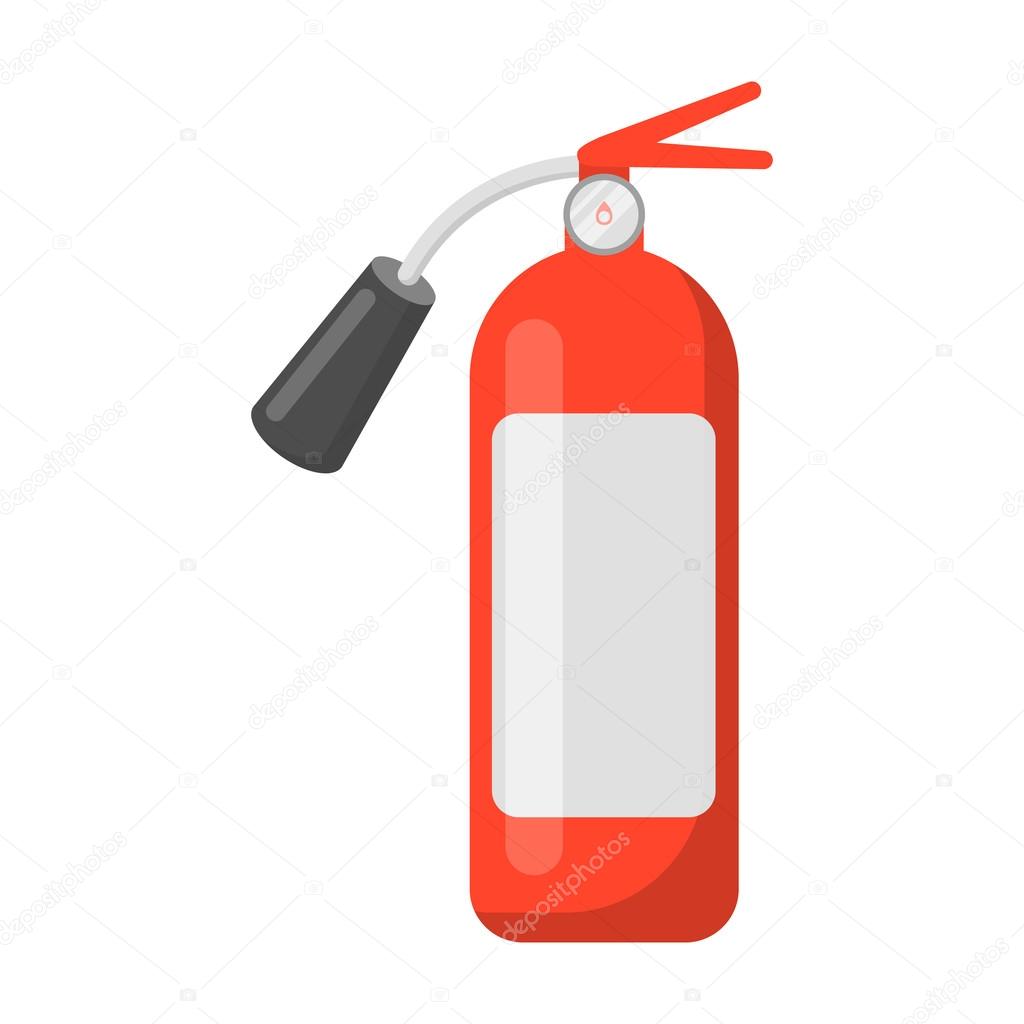 Fire extinguisher icon cartoon. Single silhouette fire equipment icon from the big fire Department set - stock vecto - stock vecto - stock vecto - stock vector
