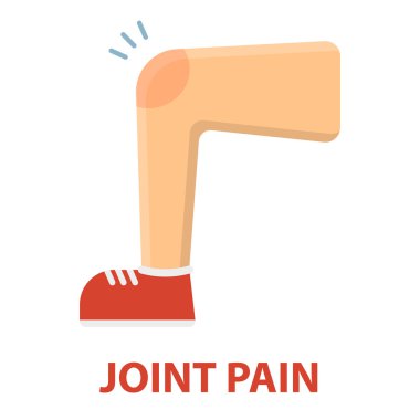 Knee injury icon cartoon. Single sick icon from the big ill, disease set. clipart