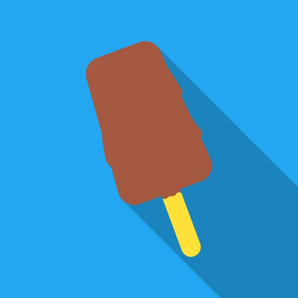 Ice cream vector icon in flat style for web — Stock Vector