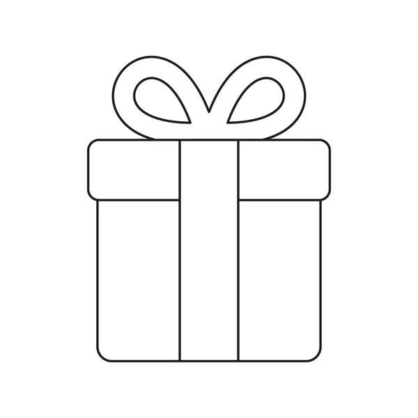 Icono de regalo de ilustración vectorial para web y móvil — Vector de stock