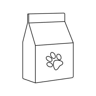 Kedi Gıda simge vektör çizim için web ve hareket eden