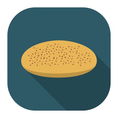 Ekmek simge vektör çizim için web ve hareket eden