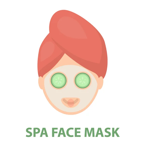 Wellness-Maske Icon der Vektorillustration für Web und Mobile — Stockvektor