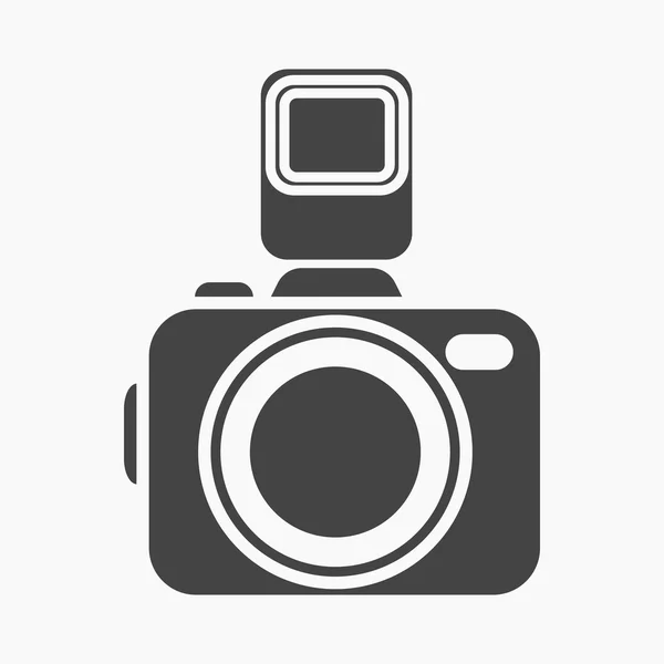 Icono de cámara fotográfica de ilustración vectorial para web y móvil — Archivo Imágenes Vectoriales