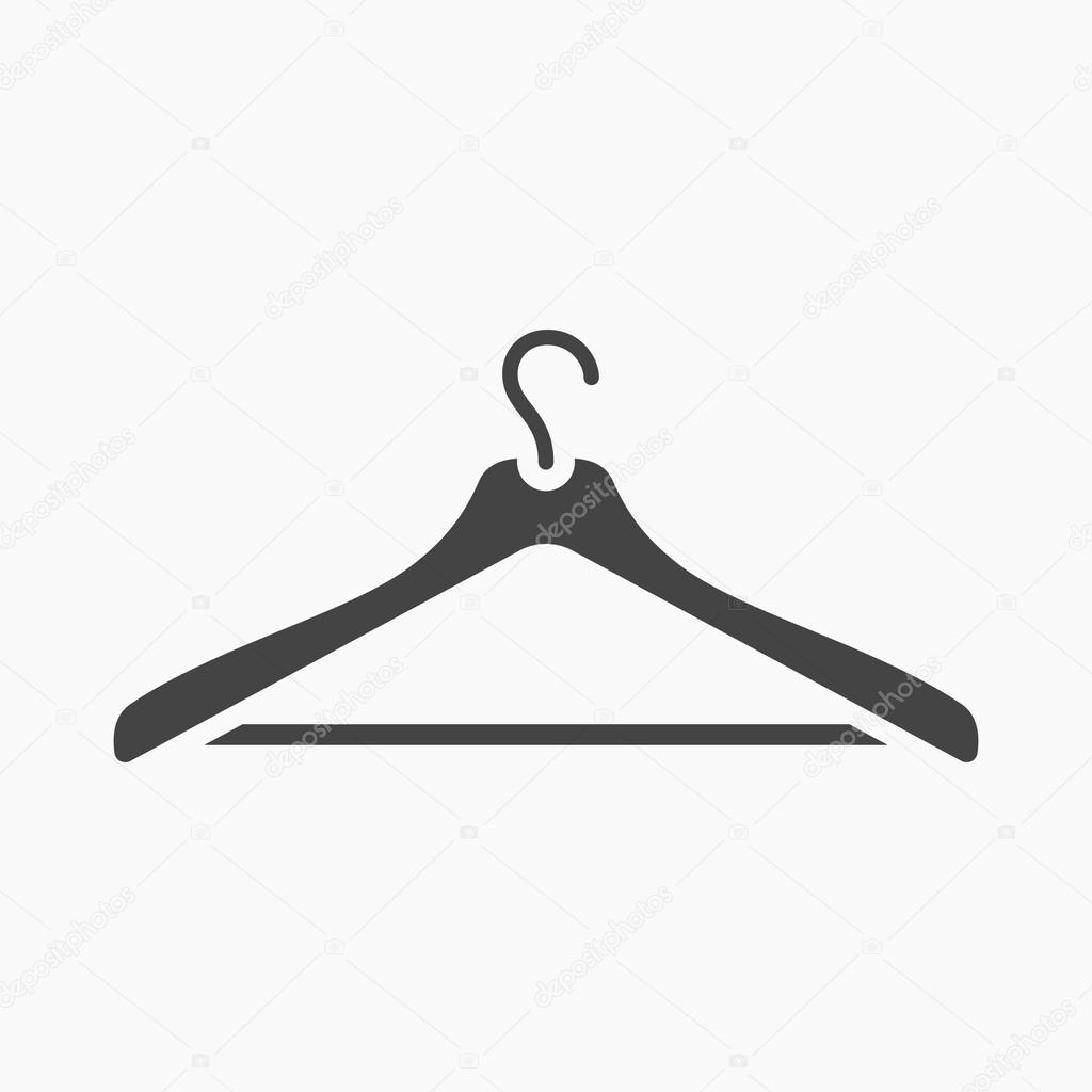 Hanger icon of vector illustration for web and mobile