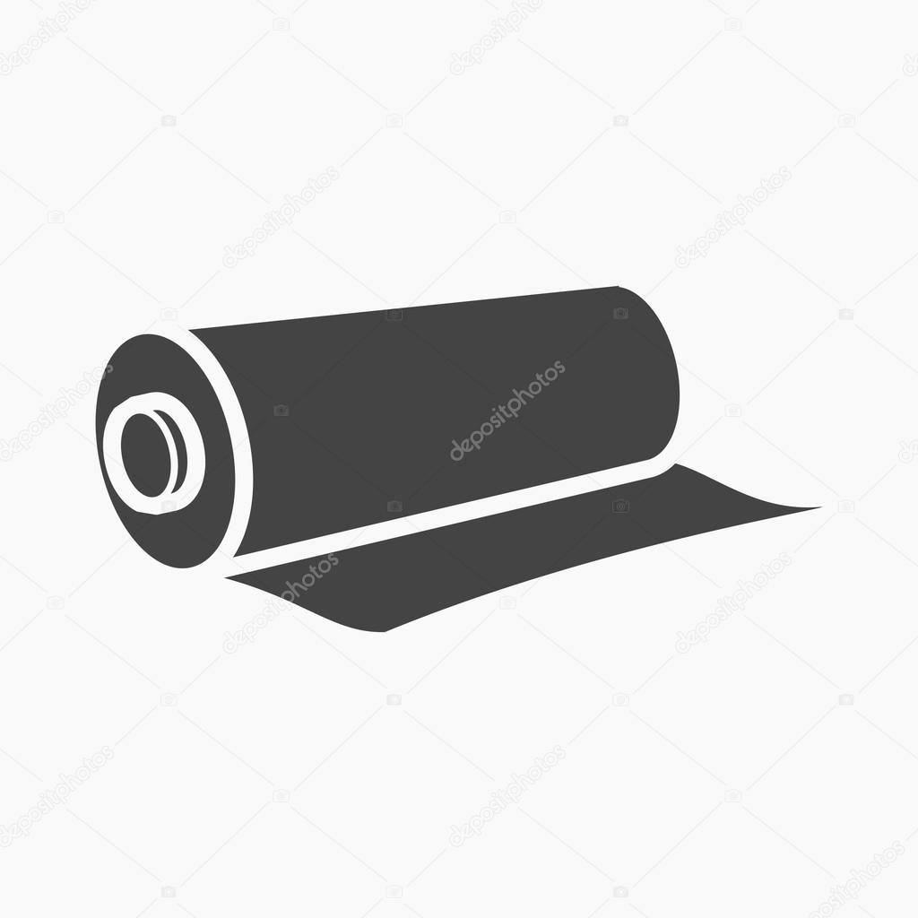 Textile roll icon of vector illustration for web and mobile