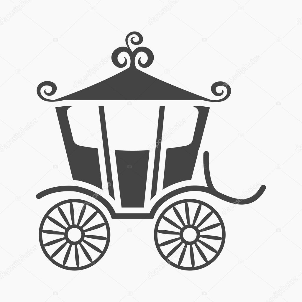 Carriage icon of vector illustration for web and mobile design