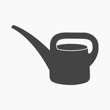 Vektör çizim web ve mobil için sulama tenekesi simgesini