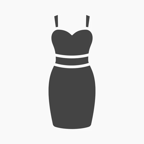 Web ve mobil için vektör çizim simgesini elbise — Stok Vektör