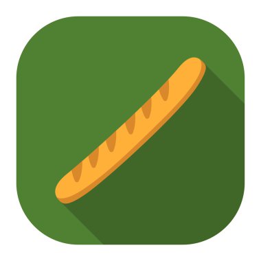 Ekmek simge vektör çizim için web ve hareket eden