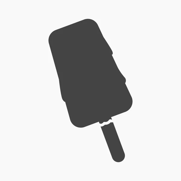 Ice cream vector icon in simple style for web — Stock Vector