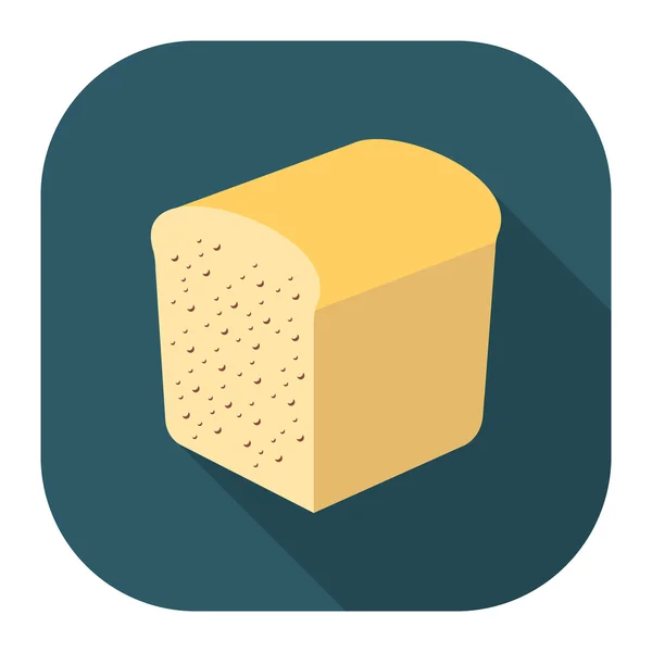Ícone de pão de ilustração vetorial para web e mobile —  Vetores de Stock
