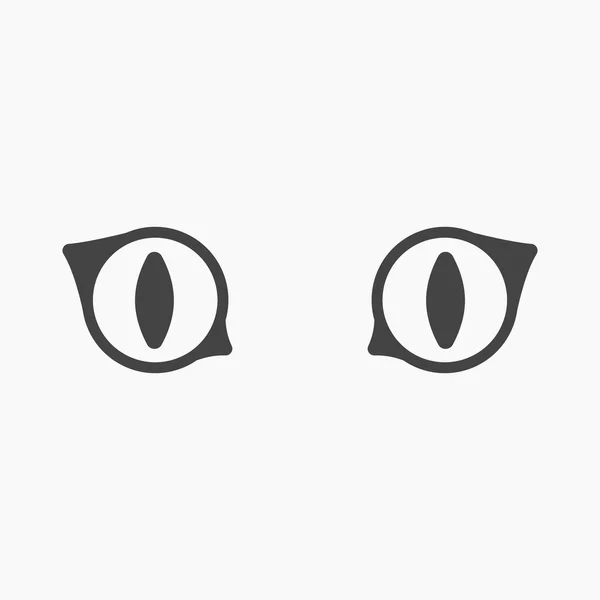 Cat eyes icon of vector illustration for web and mobile — Stock Vector