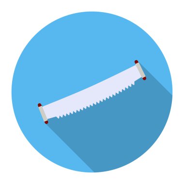 Vektör simgesi web için düz stilde gördüm