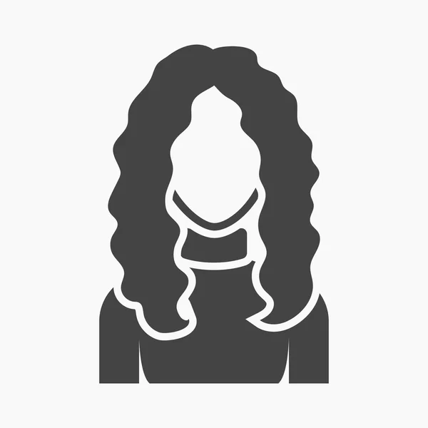 Redhead ikonen enkelt. Enda avatar, peaople ikonen från den stora avatar enkelt. — Stock vektor