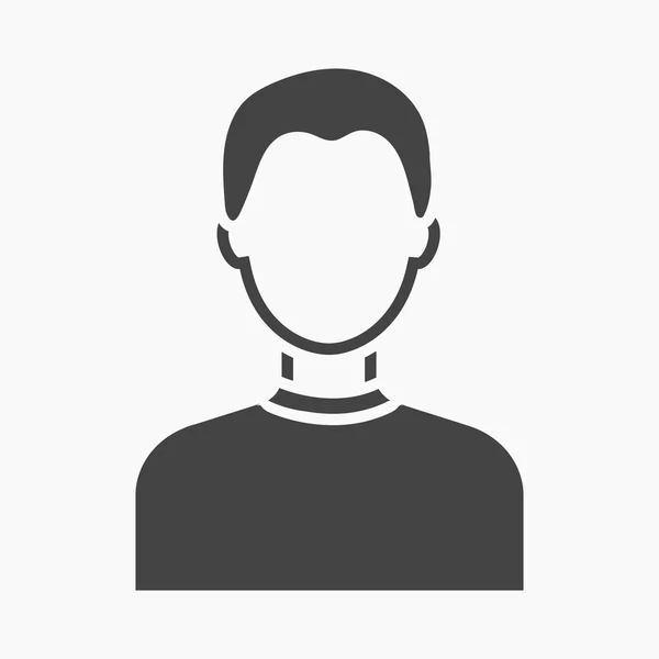 Fiú ikon egyszerű. Egyetlen avatar, a nagy avatar egyszerű peaople ikon. — Stock Vector