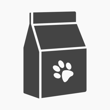 Kedi Gıda simge vektör çizim için web ve hareket eden