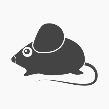 Vektör çizim için web ve mobil ev fare simgesi