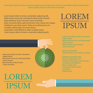 helthy gıda arka plan üzerinde düz tasarımı çizimi