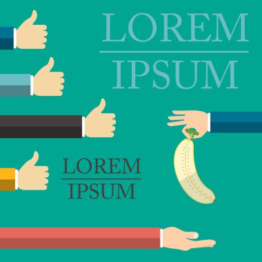 helthy gıda arka plan üzerinde düz tasarımı çizimi